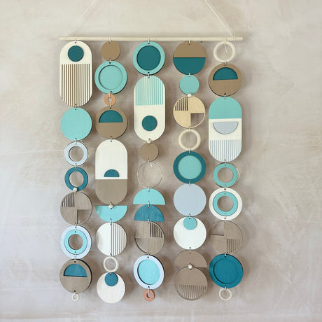 Large Blue Coastal Wall Art Tapestry