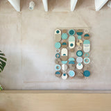 Large Blue Coastal Wall Art Tapestry