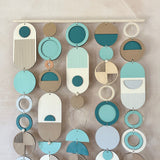 Large Blue Coastal Wall Art Tapestry
