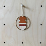 Warm Tones Small Geometric Wall Hanging