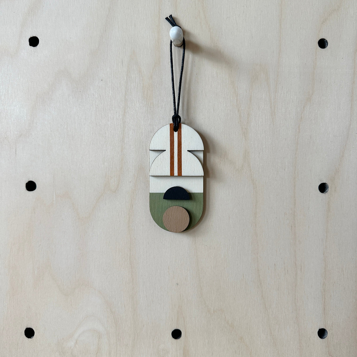 Mini Geometric Wall Hanging | Wooden Wall Art