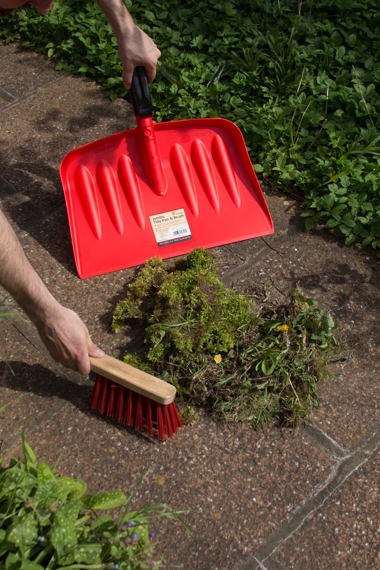 Etree Extra Large Dustpan and Hard Brush