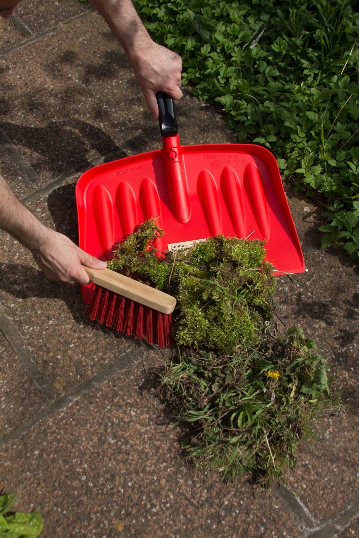 Etree Extra Large Dustpan and Hard Brush
