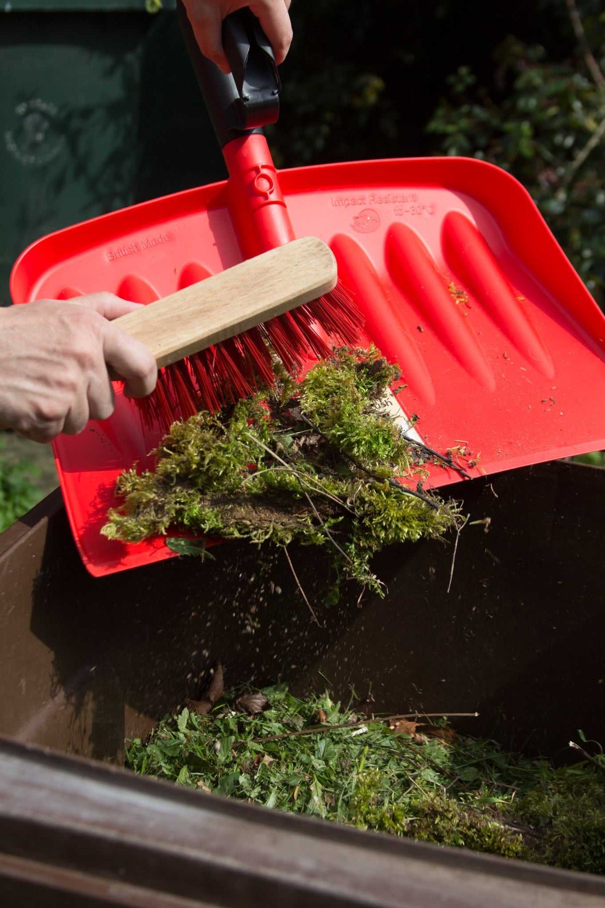 Etree Extra Large Dustpan and Hard Brush