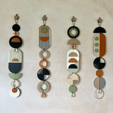 Modern Geometric Wall Hanging Art | Mid‑Century Slim Wall Decor