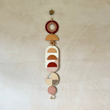 Warm Tones Geometric Wall Hangings – Luxury Mid‑Century Wood Art