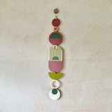 Eclectic Geometric Wall Hanging | Luxury Mid‑Century Slim Tapestry