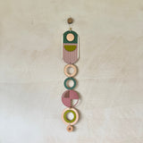 Eclectic Geometric Wall Hanging | Luxury Mid‑Century Slim Tapestry