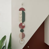 Medium Dots Modern Wood Wall Hanging