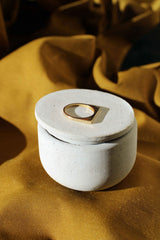 Gloria Home Concrete Big Jewellery Holder & Tealight