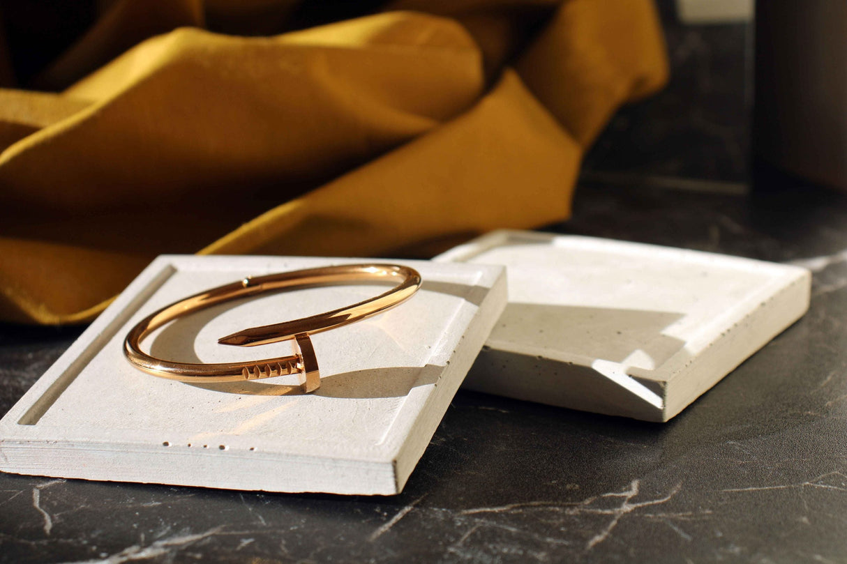 Gloria Home Concrete Square Jewellery Holder Tray