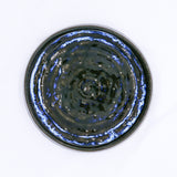 10 inch Midnight Cave Waters Handmade Smokey Grey Stoneware Large Ceramic Plate