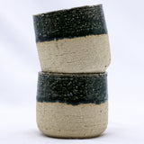 Bluvio Handmade Ceramic Milled Stoneware Espresso Mug