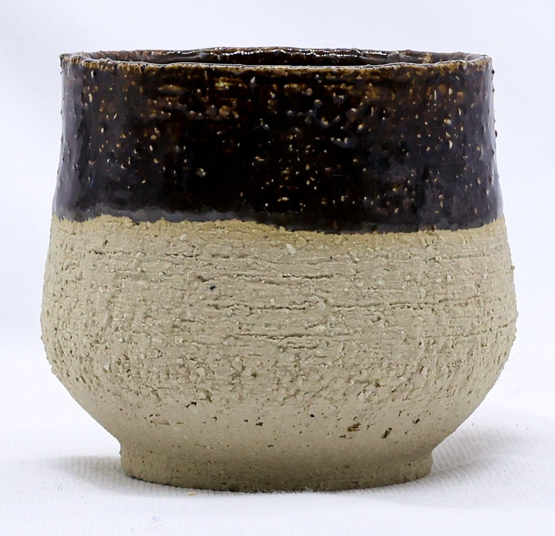 Bruno Tazza Handmade Ceramic Milled Stoneware Cappucino Mug