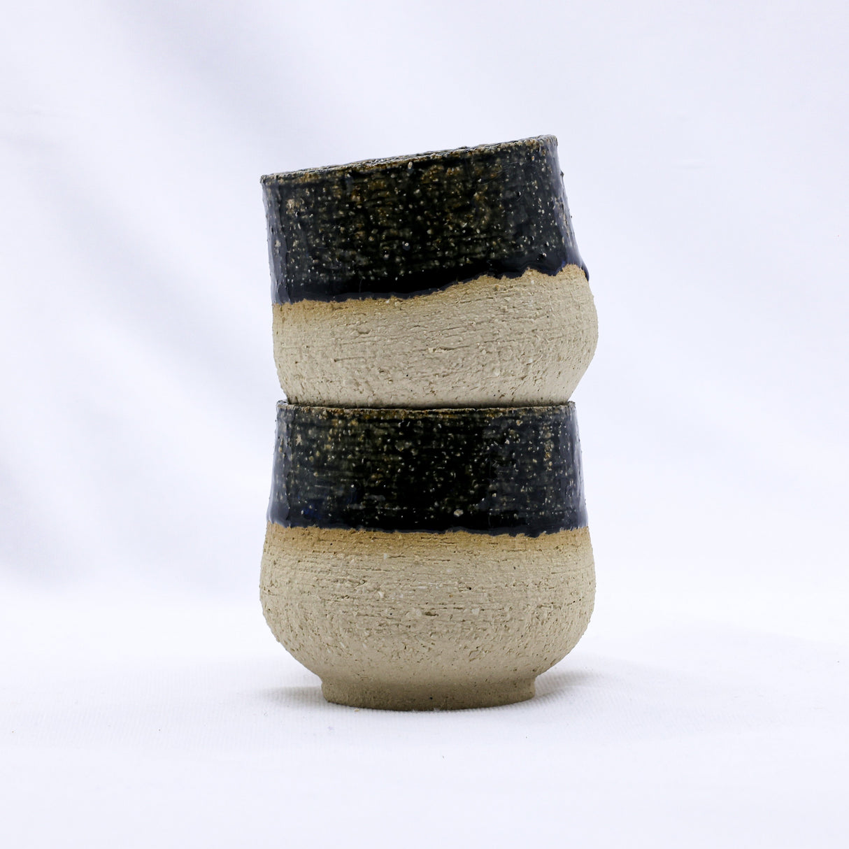 Blunero Tazza Handmade Ceramic Milled Stoneware Cappucino Mug
