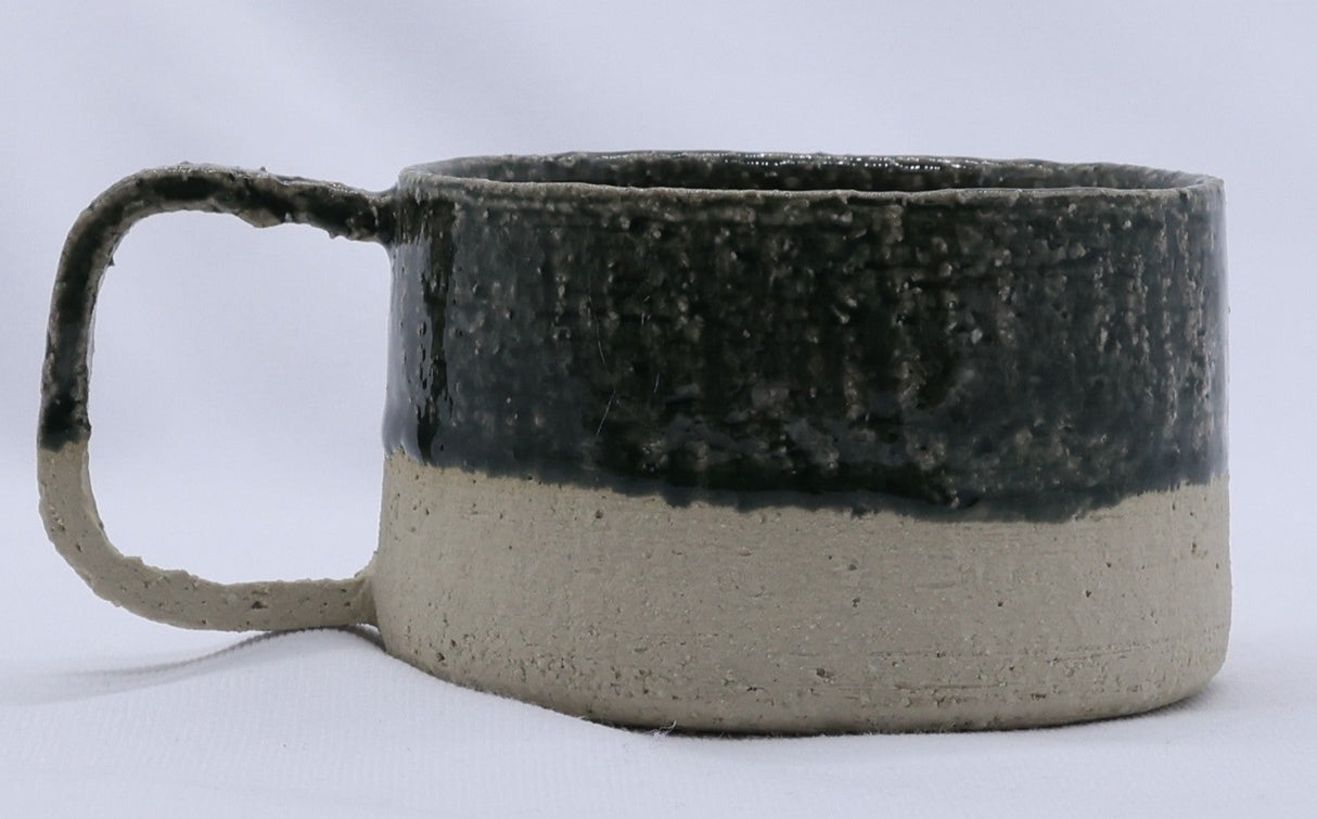 Bluverde Grande Handmade Milled Stoneware Big Ceramic Mug