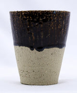 Bluvio Quadra Milled Stoneware Tall Handmade Ceramic Cup