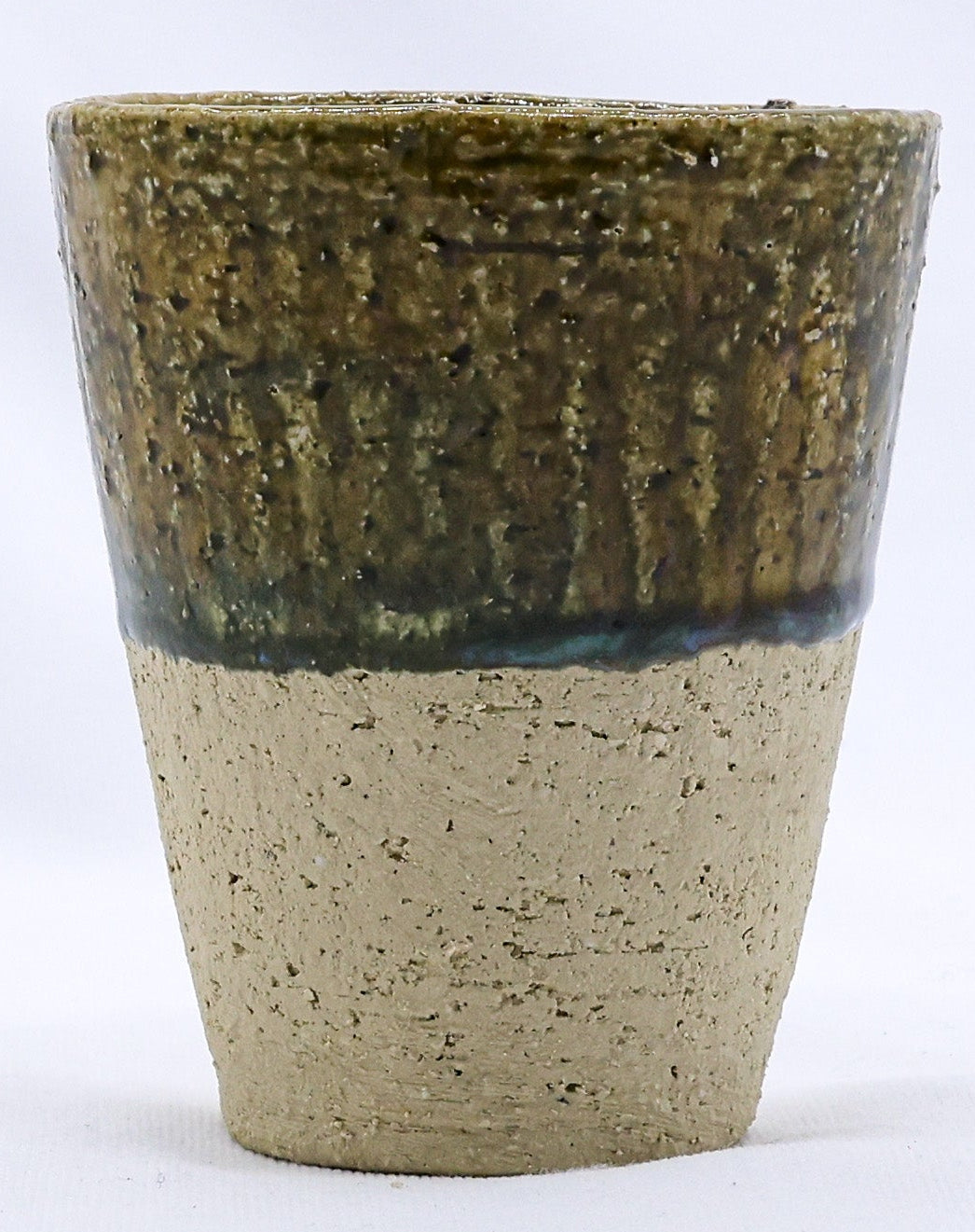 Bluverde Quadra Milled Stoneware Tall Handmade Ceramic Cup