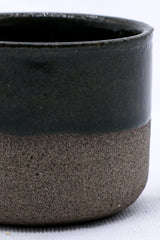 Green Picollo Smoked Grey Handmade Ceramic Stoneware Espresso Mug