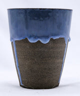 Blulume Quadra Blue Handmade Ceramic Smoked Grey Stoneware Tall Ceramic Cup