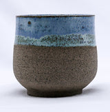 Blulume Tazza Handmade Ceramic Smoked Grey Stoneware Short Cup