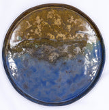 Oceanis Smoked Grey Large Stoneware Handmade Ceramic Dinner Plate - 27cm