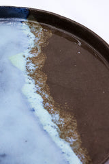 Seabrook Smoked Grey Large Stoneware Handmade Ceramic Dinner Plate - 27cm