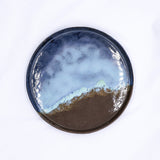 Seabrook Smoked Grey Large Stoneware Handmade Ceramic Dinner Plate - 27cm