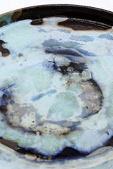 Tidepool Smoked Grey Large Stoneware Handmade Ceramic Dinner Plate - 27cm