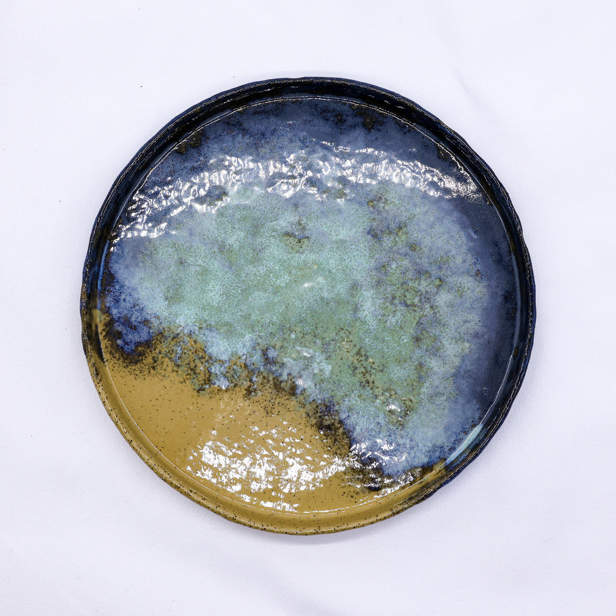 Aegean Stoneware Handmade Ceramic Dinner Plate - 27cm