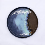 Seabrook Smoked Grey Large Stoneware Handmade Ceramic Dinner Plate - 23cm