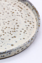 Saltfoam Stoneware Handmade Ceramic Dinner Plate - 23cm