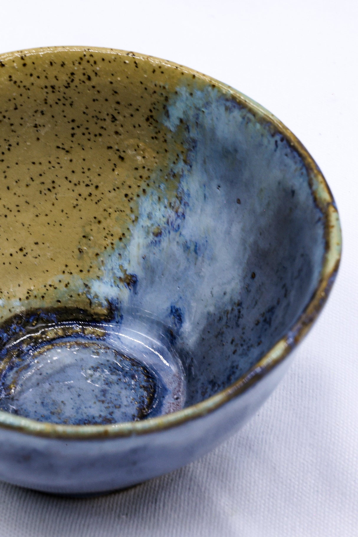 Small Saltwater Lavender Handmade Ceramic Stoneware Dinner Bowl