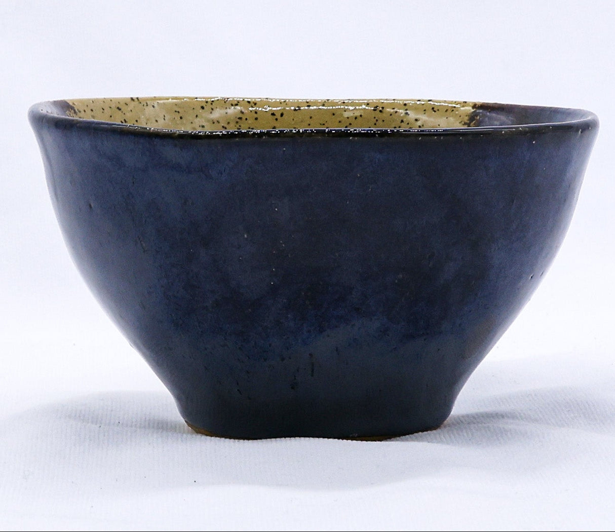 Small Indigo Clay Shore Handmade Ceramic Stoneware Dinner Bowl