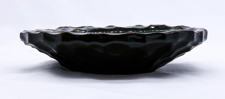 Aegean Moss Tide Seashell Serenity Handmade Ceramic Plate