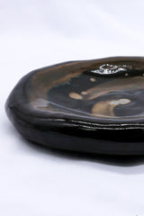 Cobalt Shadow Stonecraft Harmony Handmade Ceramic Plate