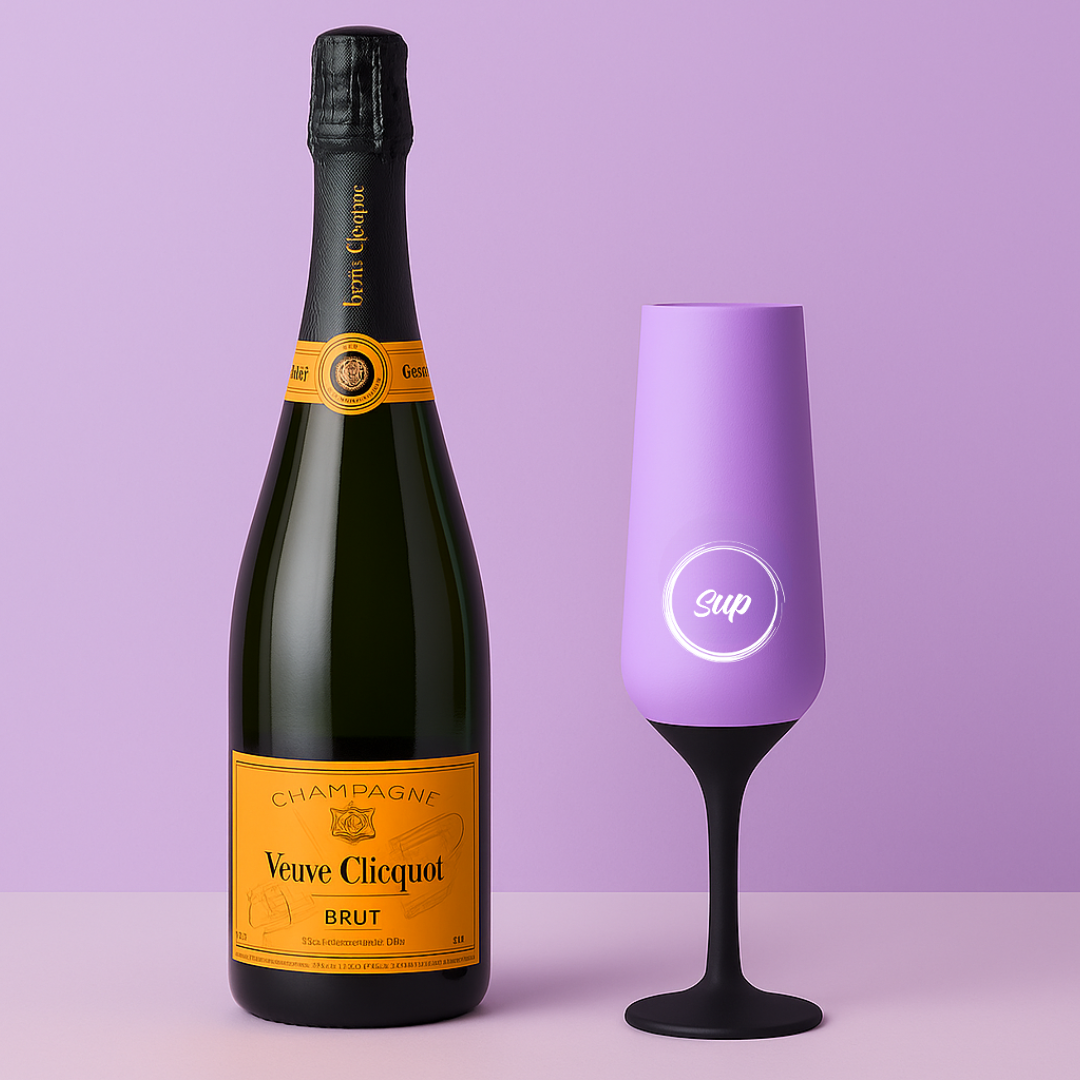 Sup drinkware Insulated Champagne Flute Lilac | 250ml