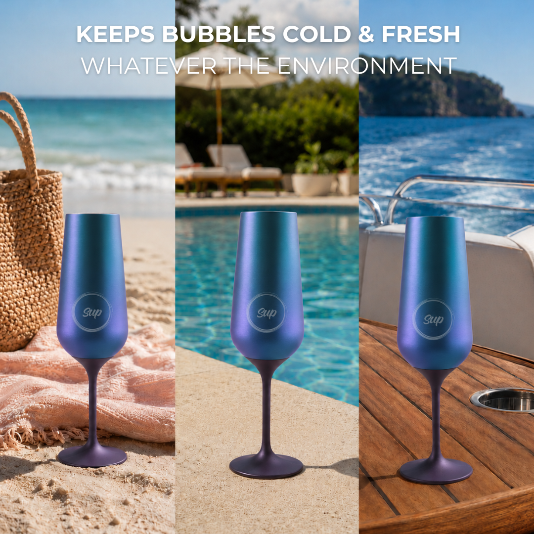 Sup drinkware Insulated Champagne Flute Galaxy | 250ml
