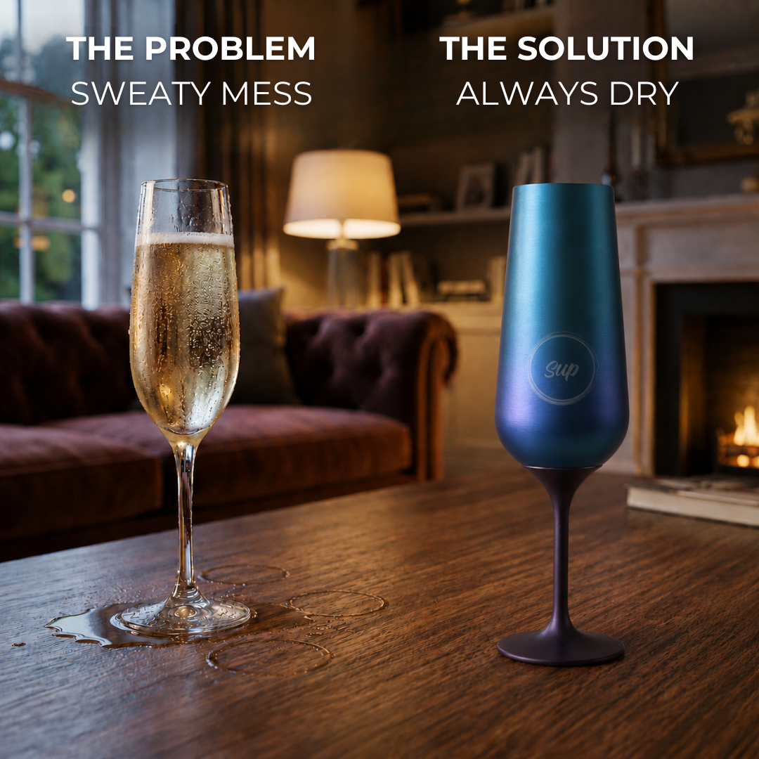 Sup drinkware Insulated Champagne Flute Galaxy | 250ml