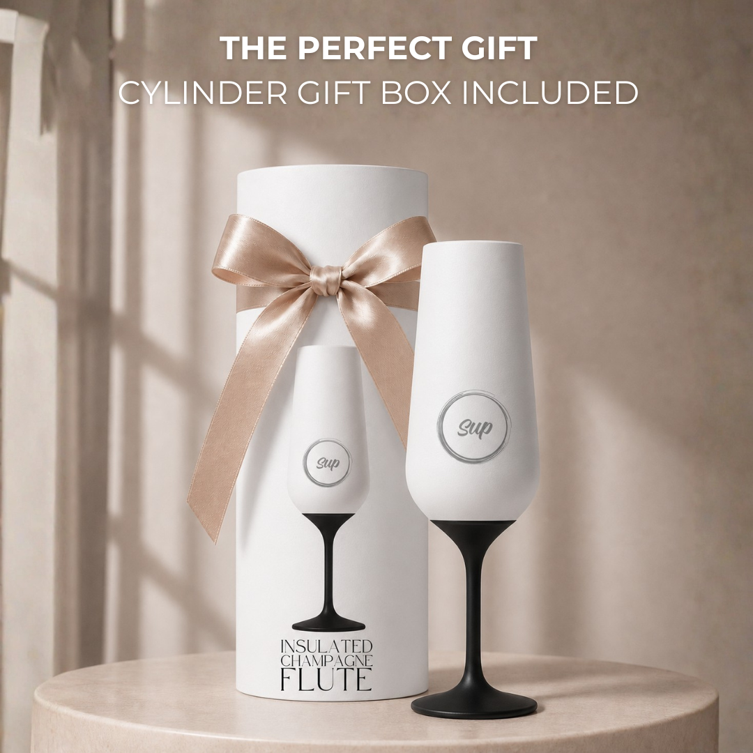 p drinkware Insulated Champagne Flute White - 250ml