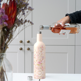 Sup drinkware Insulated Wine Bottle Flowers