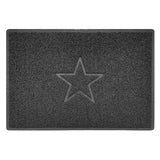 Nicoman Indoor Spaghetti Door Mat Embossed Star - Dark Grey