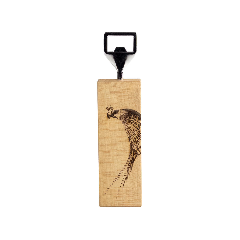 Pheasant Beech Wooden Bottle Opener by Selbrae House