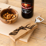 Scandi Stag Beech Bottle Opener by Stag Selbrae House