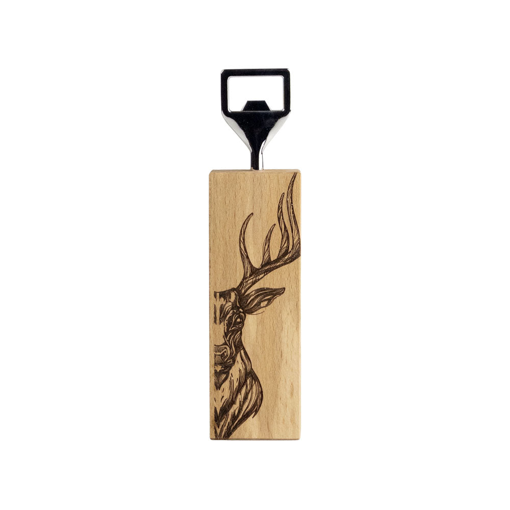 Scandi Stag Beech Bottle Opener by Stag Selbrae House