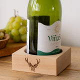 Selbrae House Stag Beech Wine Bottle Coaster