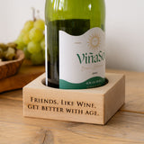 Selbrae House Wine Beech Wine Bottle Coaster