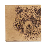 Selbrae House Bear Beech Single Coaster
