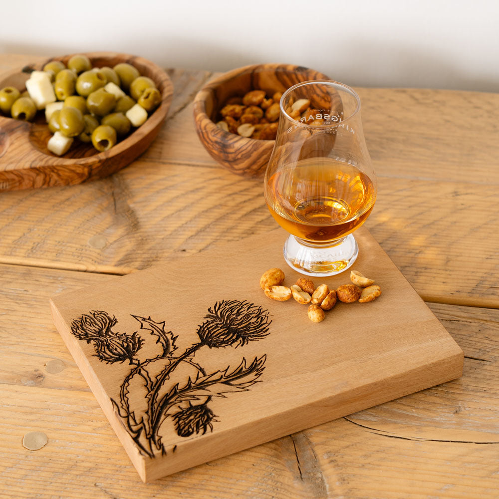 Selbrae House Thistle Trio Beech Serving Cheese Board