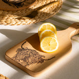 Highland Cow Selbrae House Beech Hanging Paddle - Small